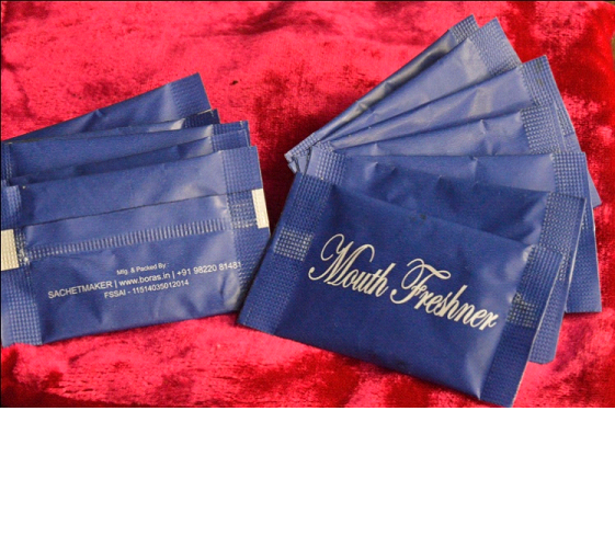 White Vanilla Mouth Fresher Sachet, Powder