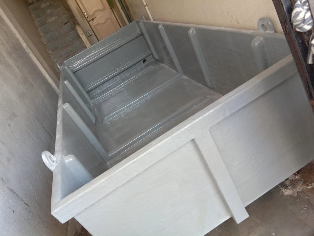Rectangular Pp Frp Pickling Tank, For Industrial, Storage Capacity: 1000L