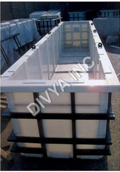 Up To 5 Feet Rectangular FRP Pickling Tank, For Chemical Industry
