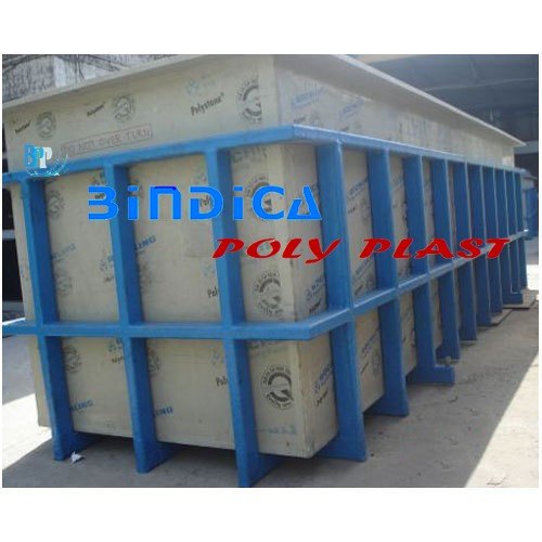Bindica Polyplast Rectangular FRP Pickling Tank, Storage Capacity: 100000 L