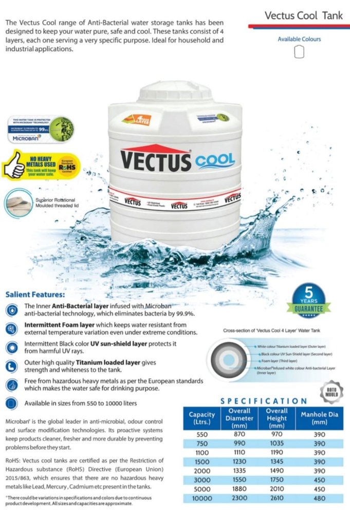 Sintex Vectus Water Tank