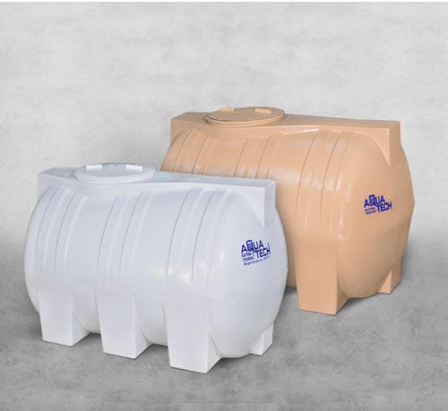 3 Layer Plastic Aqua Tech Horizontal Tanks, Capacity: 500 to 1500