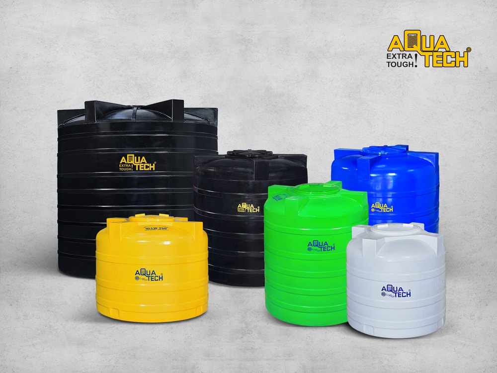 Round Aquatech Plastic Water Tanks