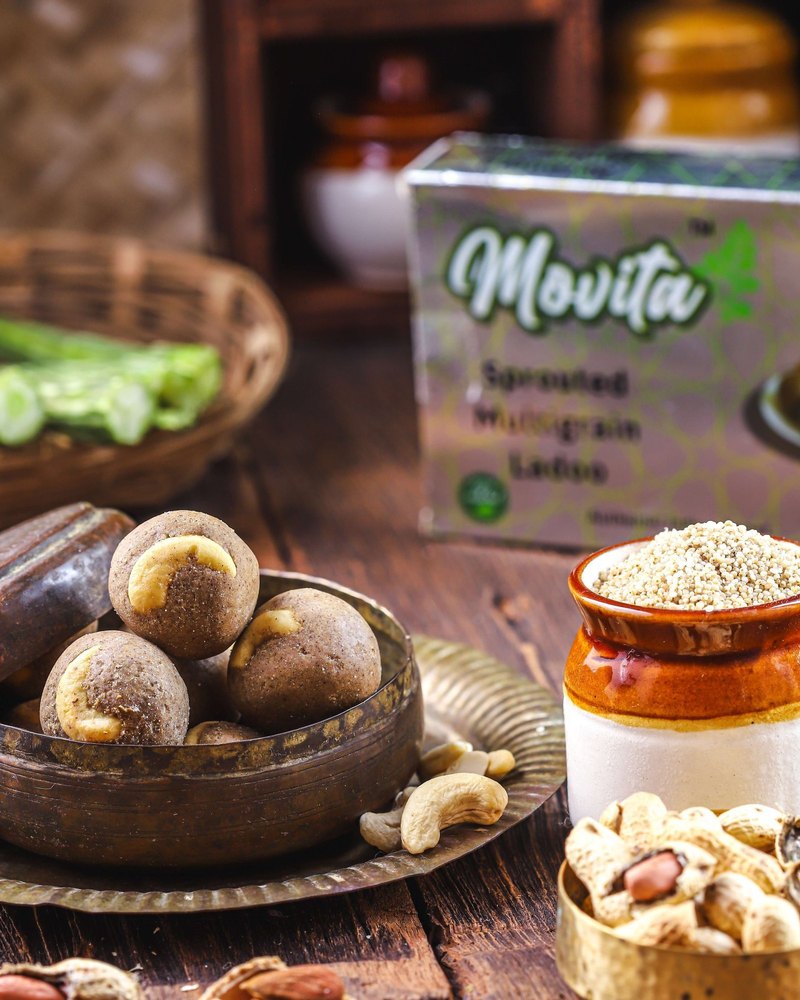 Miracletre Almond Movita Sprouted Multigrain Ladoo, Packaging Size: 250gm
