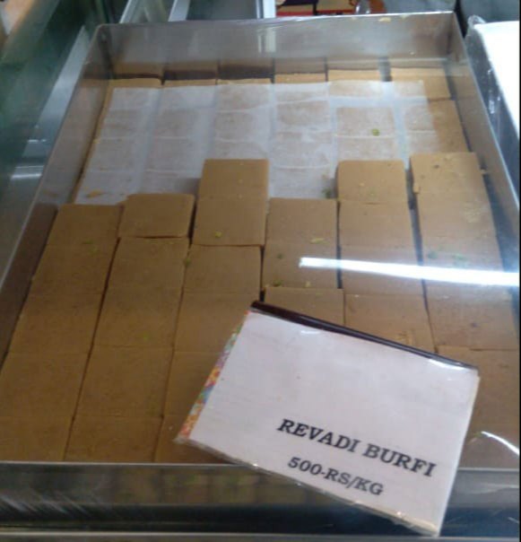 100% Milk Revadi Barfi, Packaging Size: 1 Kg, Packaging Type: Box