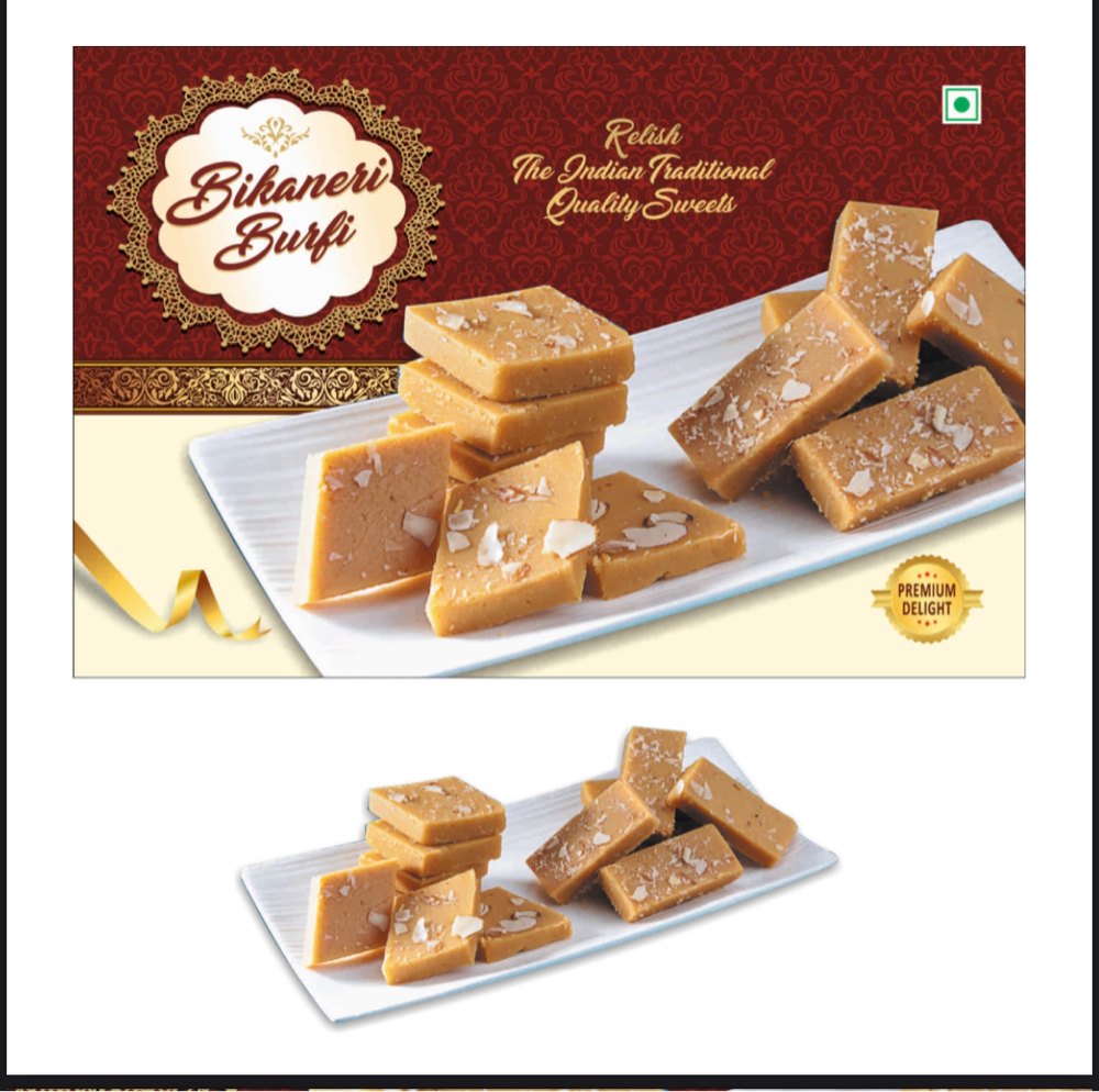 100% Sweet Bikaneri Burfi, Packaging Type: Box