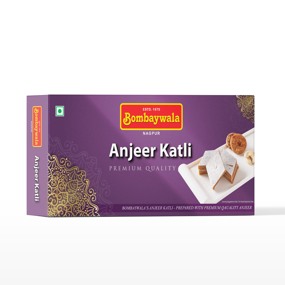BOMBAYWALA Anjeer Katli, Packaging Size: 250G