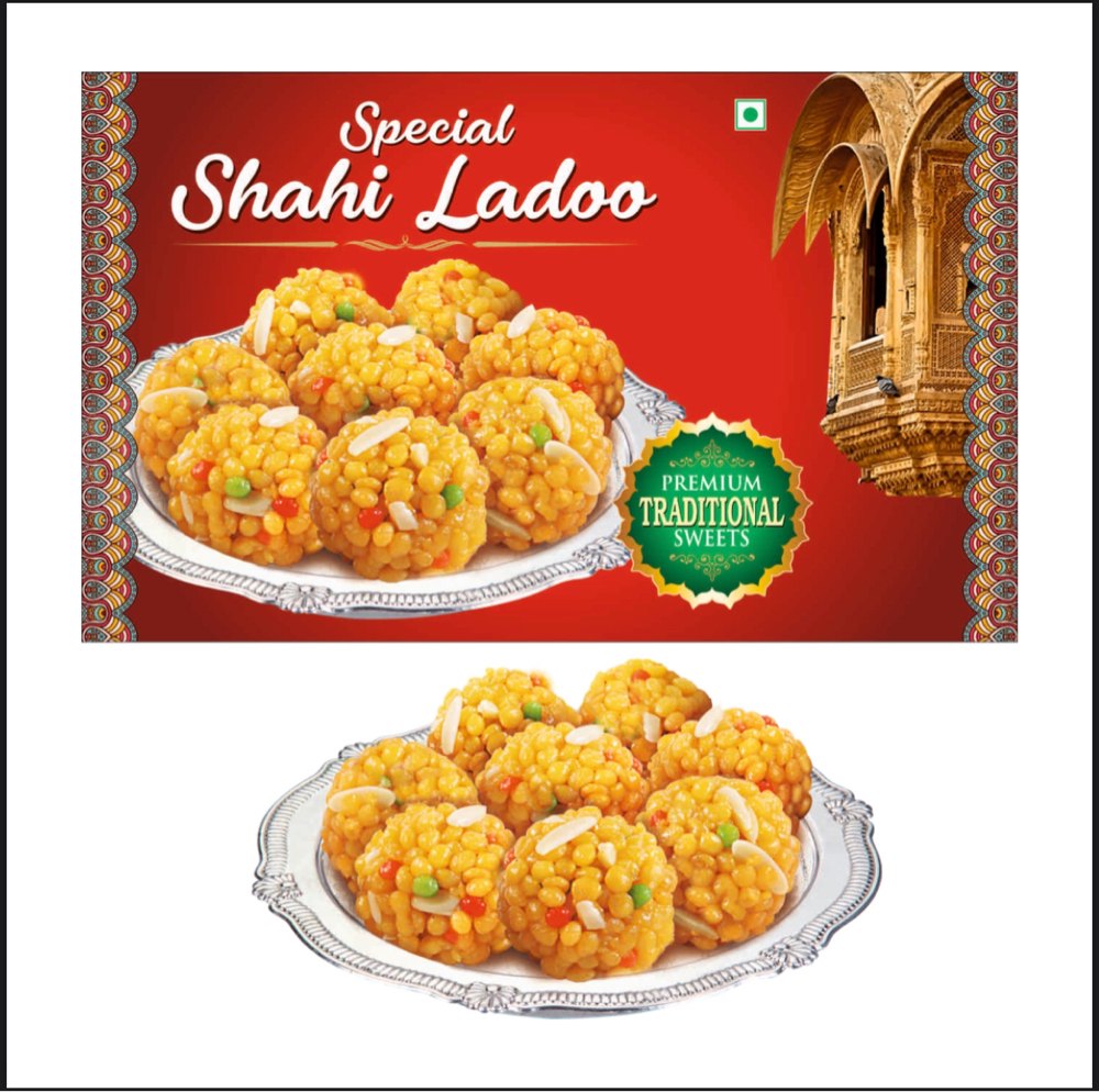 Refined Oil Indian Sweet Jodhpuri Ladoo, Available Laddu: Boondi Laddu, Packaging Type: Box