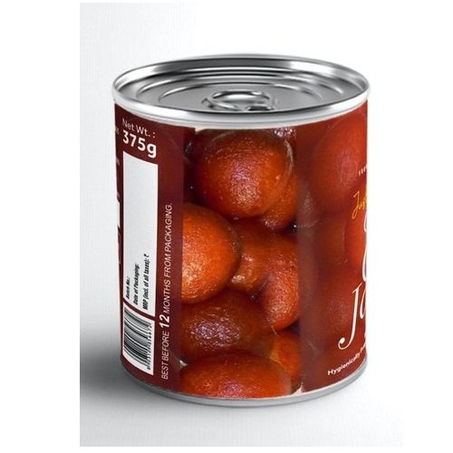 Khoya Canned Gulab Jamun, Packaging Size: 375g, Packaging Type: Tin Container
