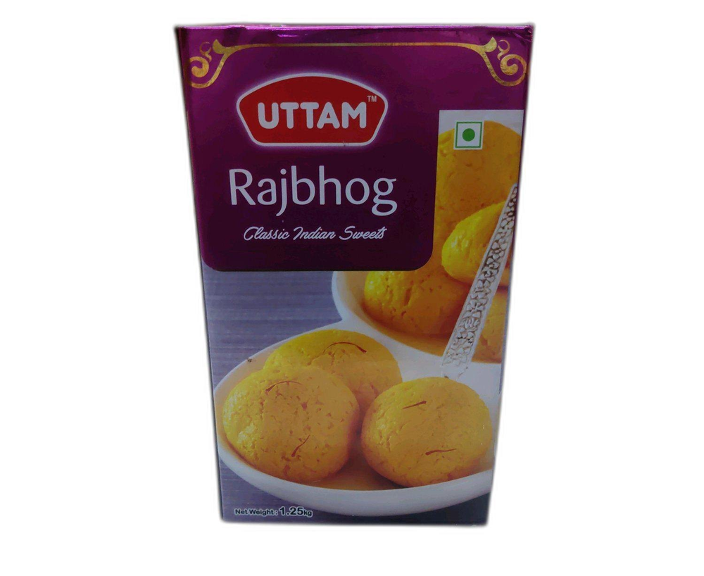 Uttam Rajbhog Sweet, Packaging Size: 1.25 Kg, Packaging Type: Box