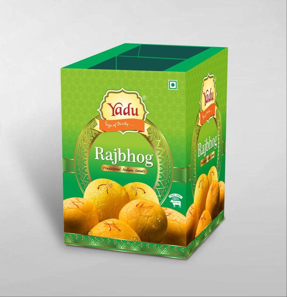 Yadu Rajbhog Sweets, Packaging Size: 1Kg, Packaging Type: Tin Container