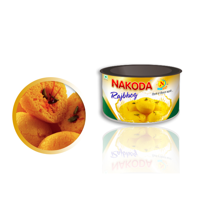 Nakoda Raj Bhog, Packaging Type: Tin Container