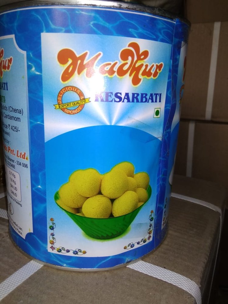 3.7 kg Sweet Rajbhog, Packaging Type: Sweet Box