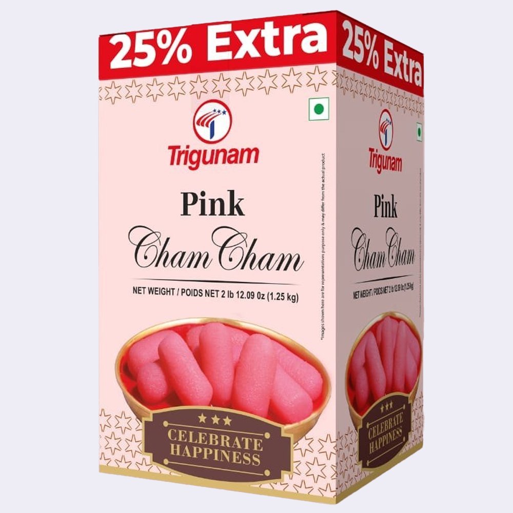 Trigunam Pink Cham Cham, Packaging Size: 1.25 Kg, Packaging Type: Box
