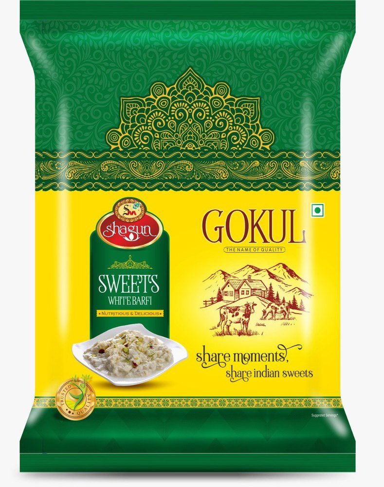 Milk Mawa Sweet Barfi, Packaging Size: 1kg, Packaging Type: Packet