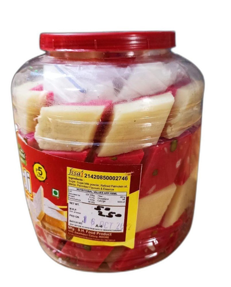 Sweetella Kaju Katli Mawa Barfi 5 Rs, 50 Pieces