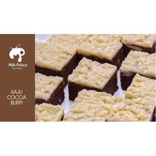 Milk Kaju Cocoa Burfi