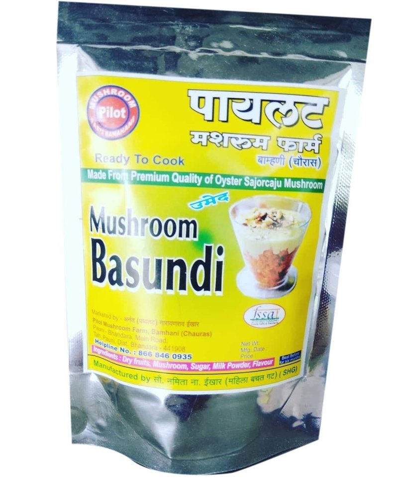 Oyster Sajorcaju Mushroom Basundi, Packaging Size: 80g, Packaging Type: Packet