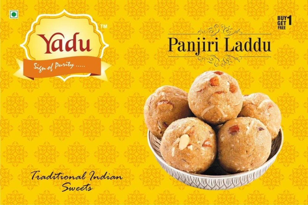 Yadu Refined Oil Dryfruits Panjeeri Laddu, Packaging Type: Box, Packaging Size: 1Kg