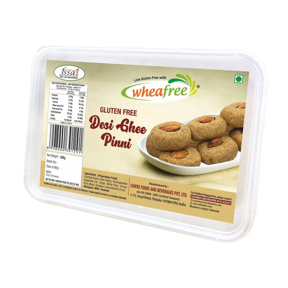 Wheafree Gluten Free Desi Ghee Pinni (200g)