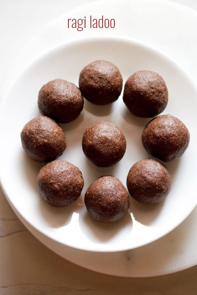 Homemade Nachani (Ragi) Ladoo Made with Ghee Gluten Preservatives Free - 1 Kg