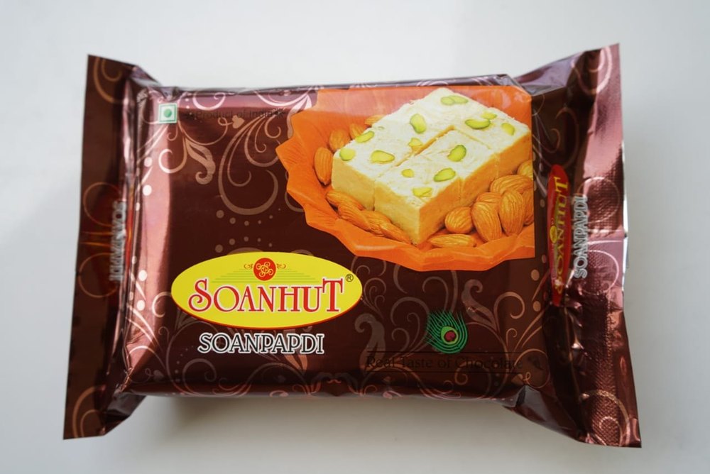 Chocolate Soan Papdi, Packaging Size: 200 Gm, Packaging Type: Packet
