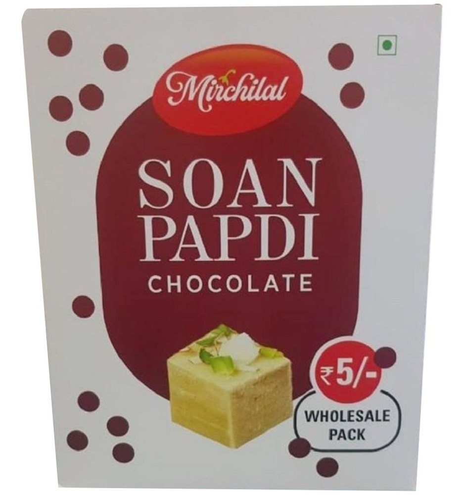 Mirchilal 99% Chocolate Soan Papdi, Packaging Type: Box, Packaging Size: 50 Pouch