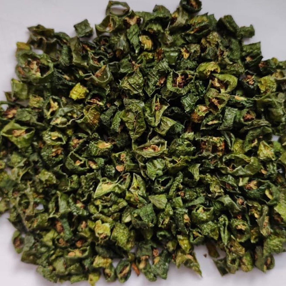 Dehydrated Green Chilli Flakes