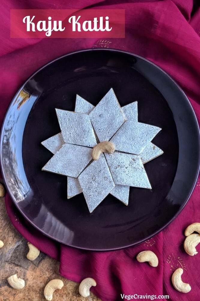Cashew And Pista Sweet Kaju Barfi Kaju katli, 500gm-1Kg