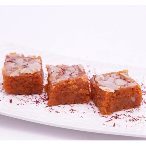 Milk Kesar Mohanthal Sweet, Packaging Type: Sweet Box