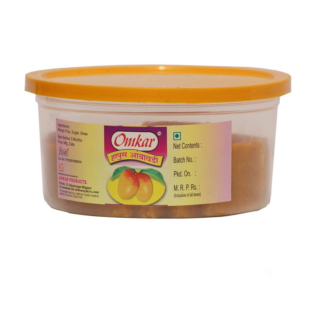 Omkar A Grade Mango Vadi, Packaging Size: 150 gm