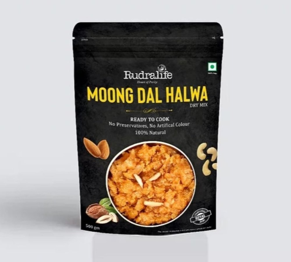 Rudralife Moong Dal Halwa Dry Mix/ Instant Mix, Packaging Size: 200 G