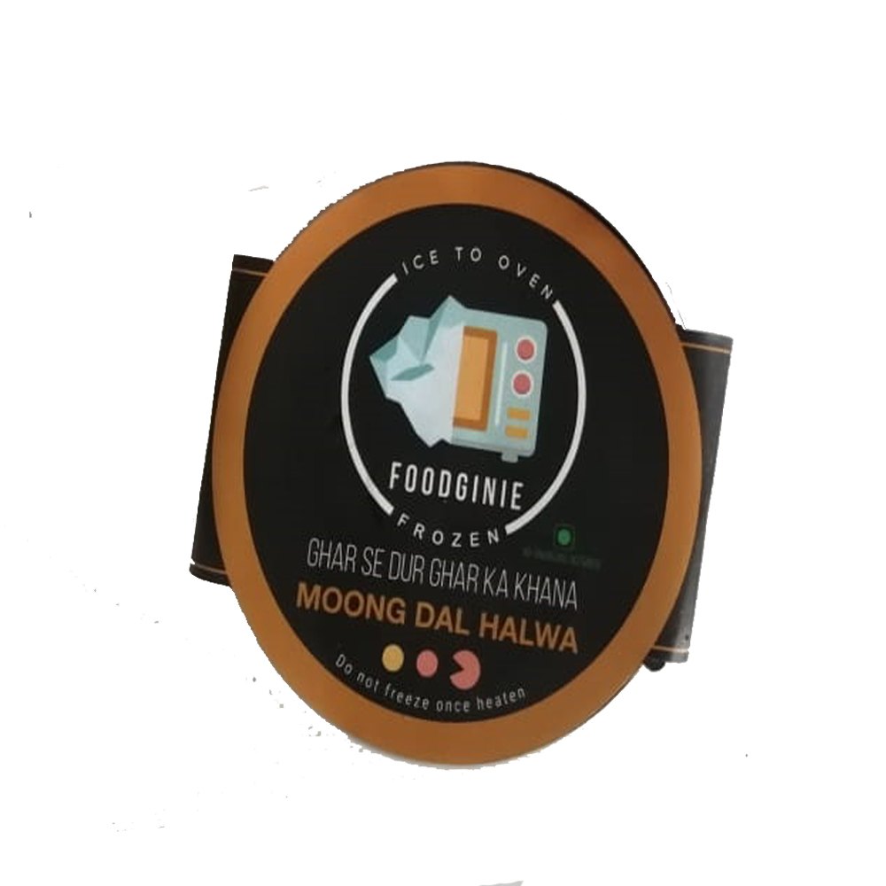 Foodginie Sweet Frozen Moong Dal Halwa, Packaging Size: 1kg