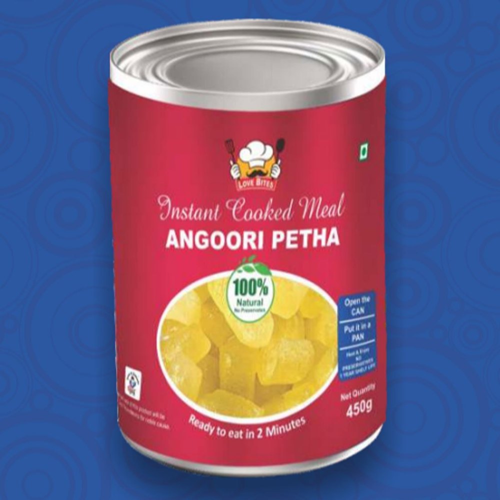 Angoori Petha, White Pumpkin, Sugar, Packaging Size: 450 Gm