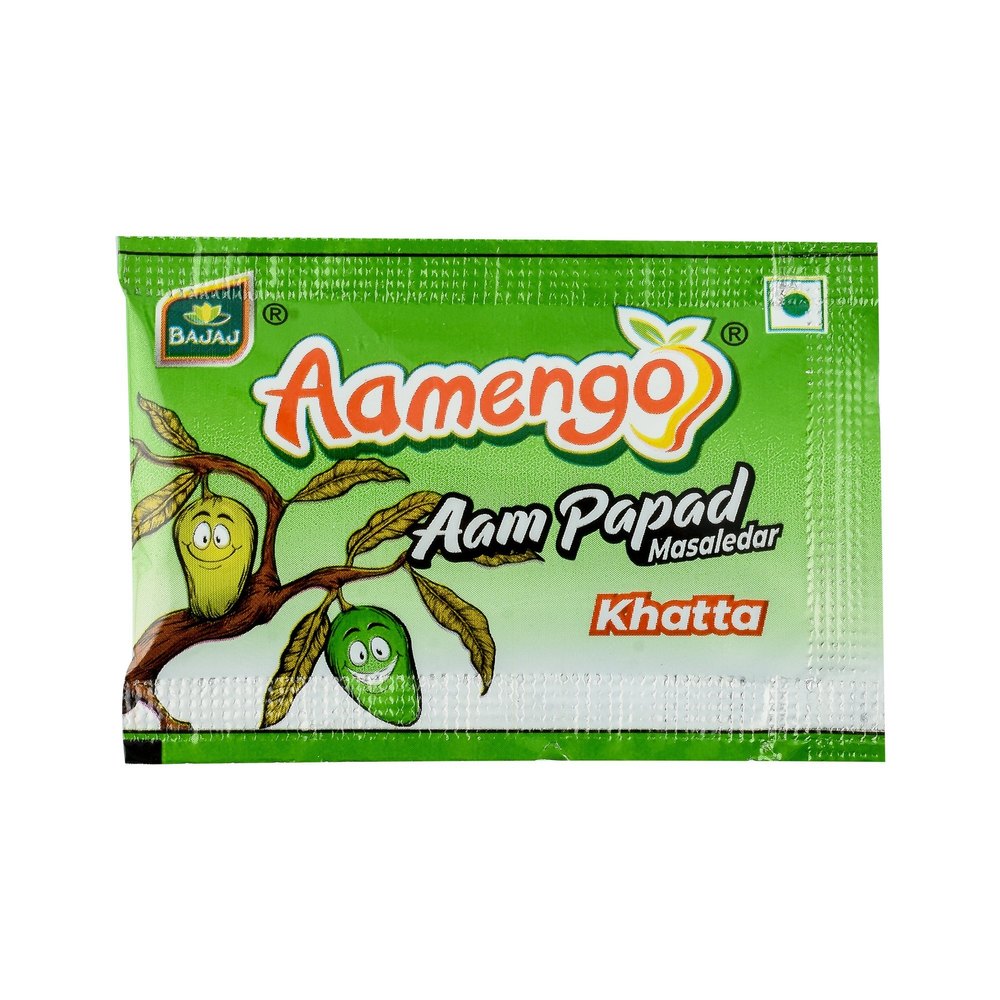 Aamengo Aam Papad Masaledar (Khatta), Packaging Size: Pouch