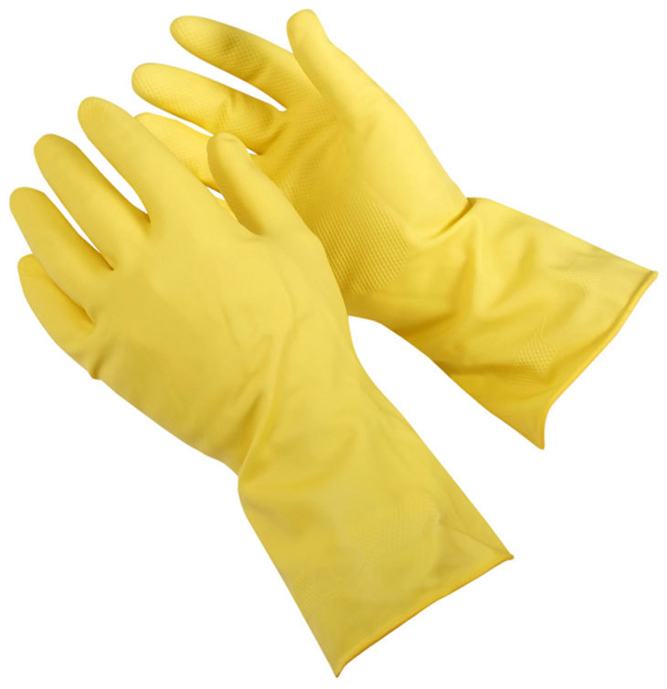Full Fingered Medium And Large Yellow Safety Gloves