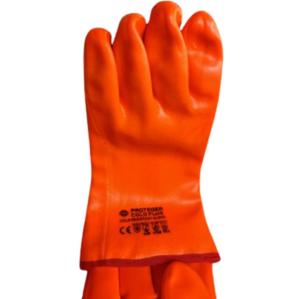 EN Rubber Cold Storage Hand Gloves, For Industrial, Size: Large