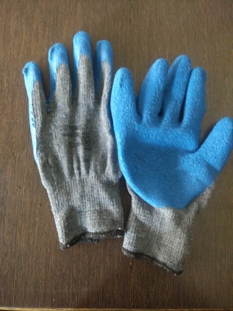 Udyogi Rubber Coated Gloves-Crc 1010a For Industrial Use