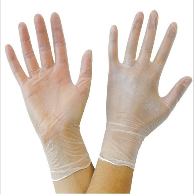 Latex White Food Grade Gloves, Size: 8.5 inch
