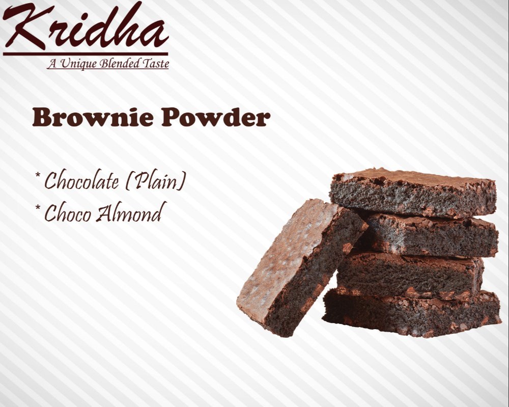 Kridha Brownie Premix Powder, Packaging Type: Packet