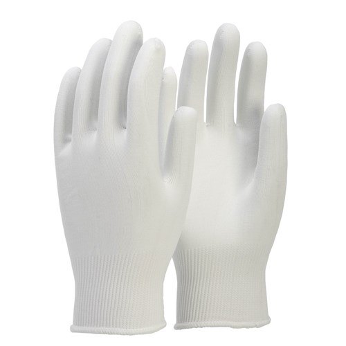 LAXMI White Lint Free Gloves Nylon/Polyester