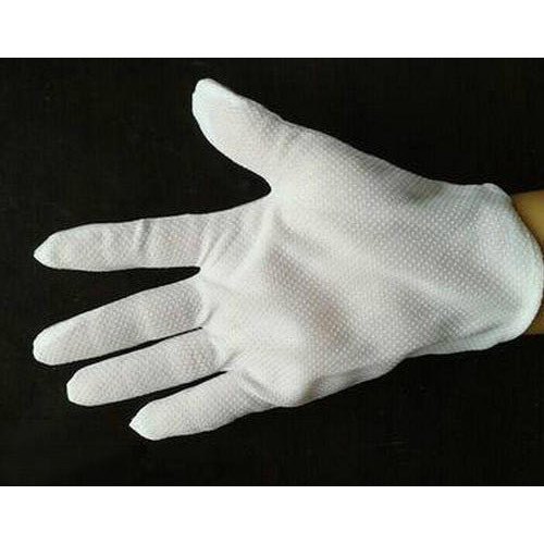 PU Plain White Anti Static Safety Gloves