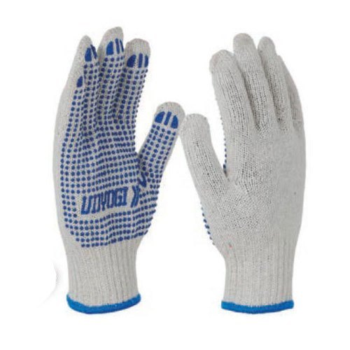 Pvc Dotted Glove, Finger Type: Full Fingered