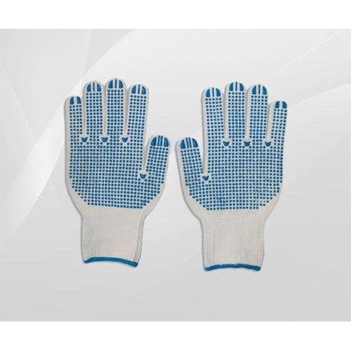Male Medium PVC Dotted Hand Gloves