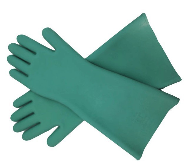 Sea Green Rubber Bee Gloves