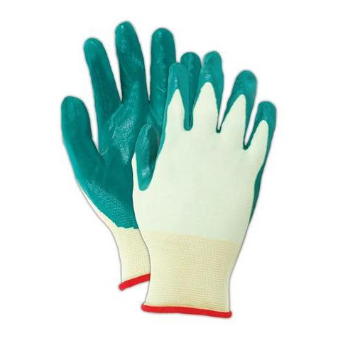 For Industrial Nitrile Palm-Coated Gloves, Size: 10