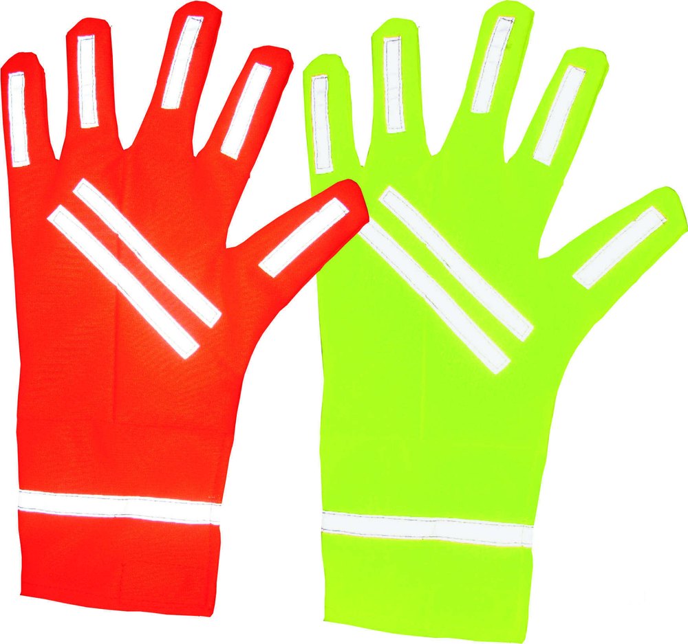 Canvas Reflective Traffic Gloves