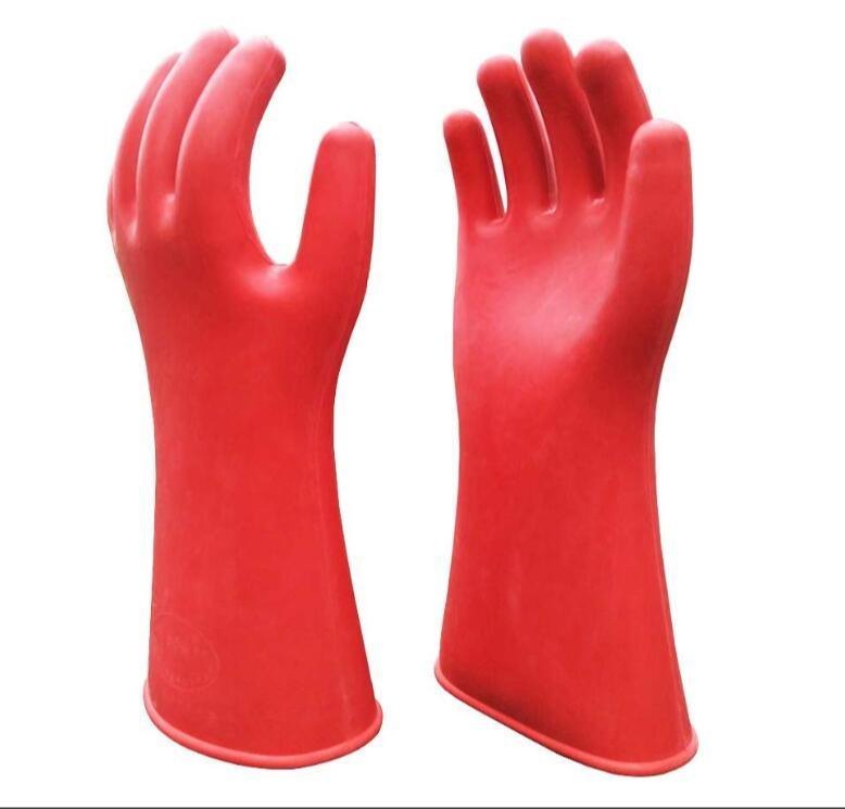 Plain Red Electrical Glove