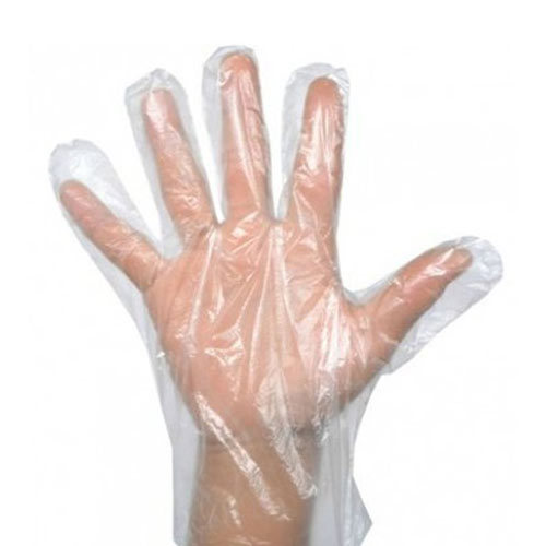 Polythene Hand Gloves, Size: Free Size