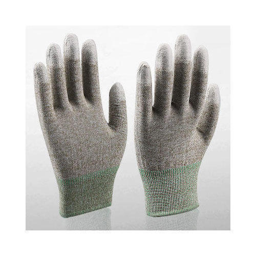 Unisex ESD PU Coated Top Fitted Gloves